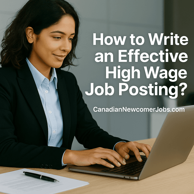 How to Write an Effective High-Wage Job Posting?