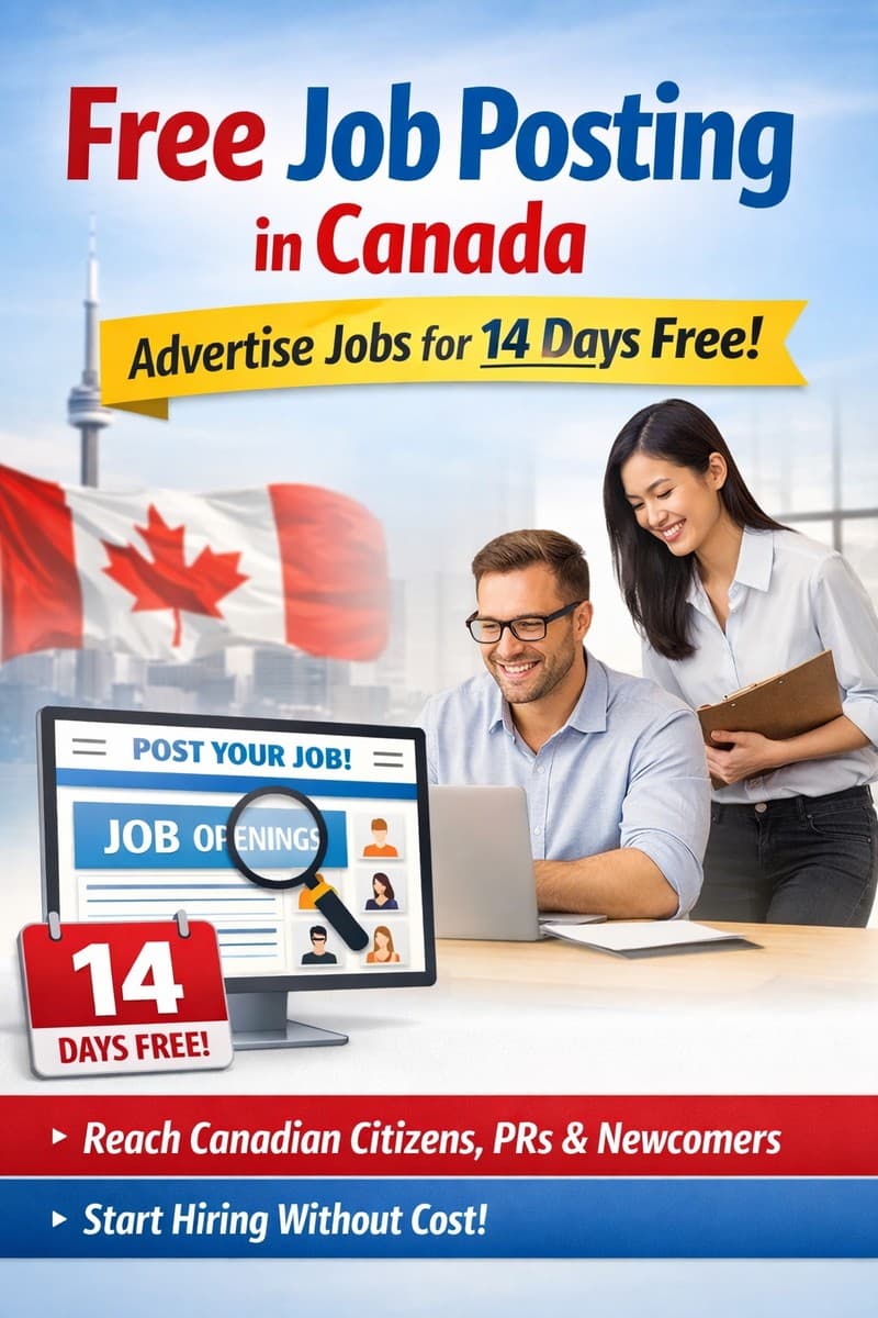 Free Job Posting in Canada: How Employers Can Advertise Jobs for 14 Days Free