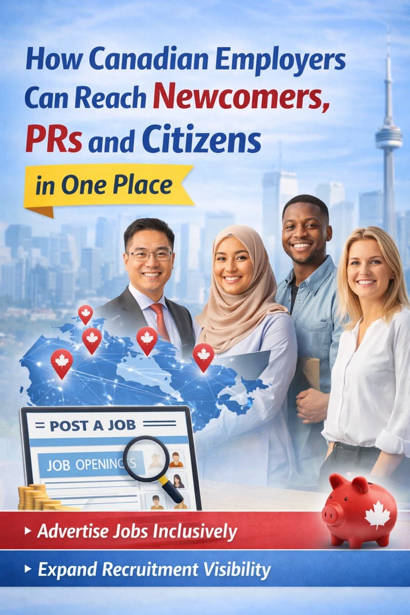 How Canadian Employers Can Reach Newcomers, PRs and Citizens in One Place